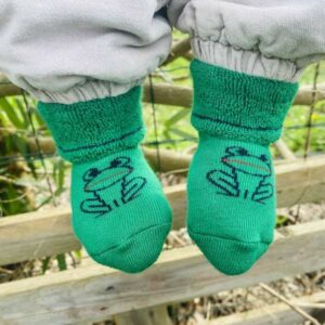 Chaussettes bébé • Grenouille • 23h32