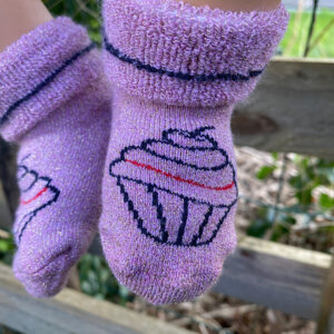 Chaussettes bébé • Cupcake • 16h30